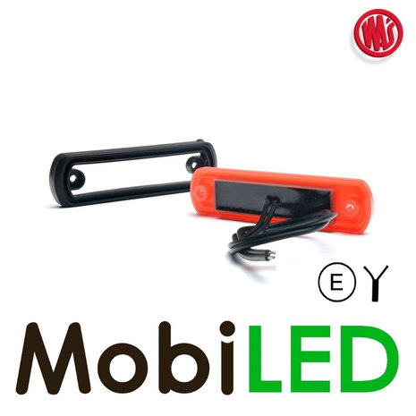 WAS WAS Éclairage de contour rouge look NEON 12-24 volts E-marque