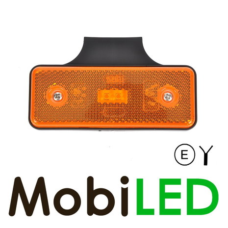 Side marking amber with reflector E-mark