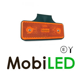 Side marking amber with reflector