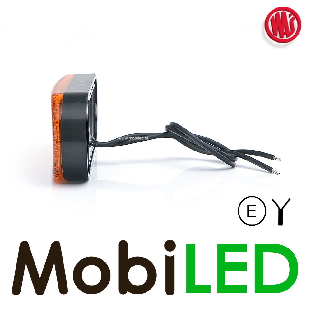 WAS Side marking 1x stripe "NEON" and rounded corners E-mark WAS Side marking 1x stripe "NEON" and rounded corners E-mark