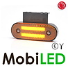 WAS WAS Side marking 2x stripe amber rounded corners NEON look E-mark WAS WAS Side marking 2x stripe amber rounded corners NEON look E-mark