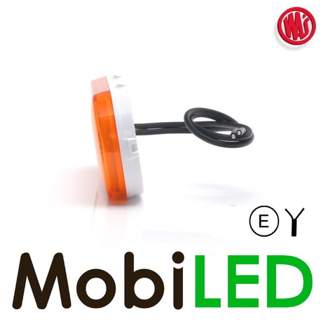 WAS LED zijmarkering "NEON" rand Ronde hoeken  E-keur