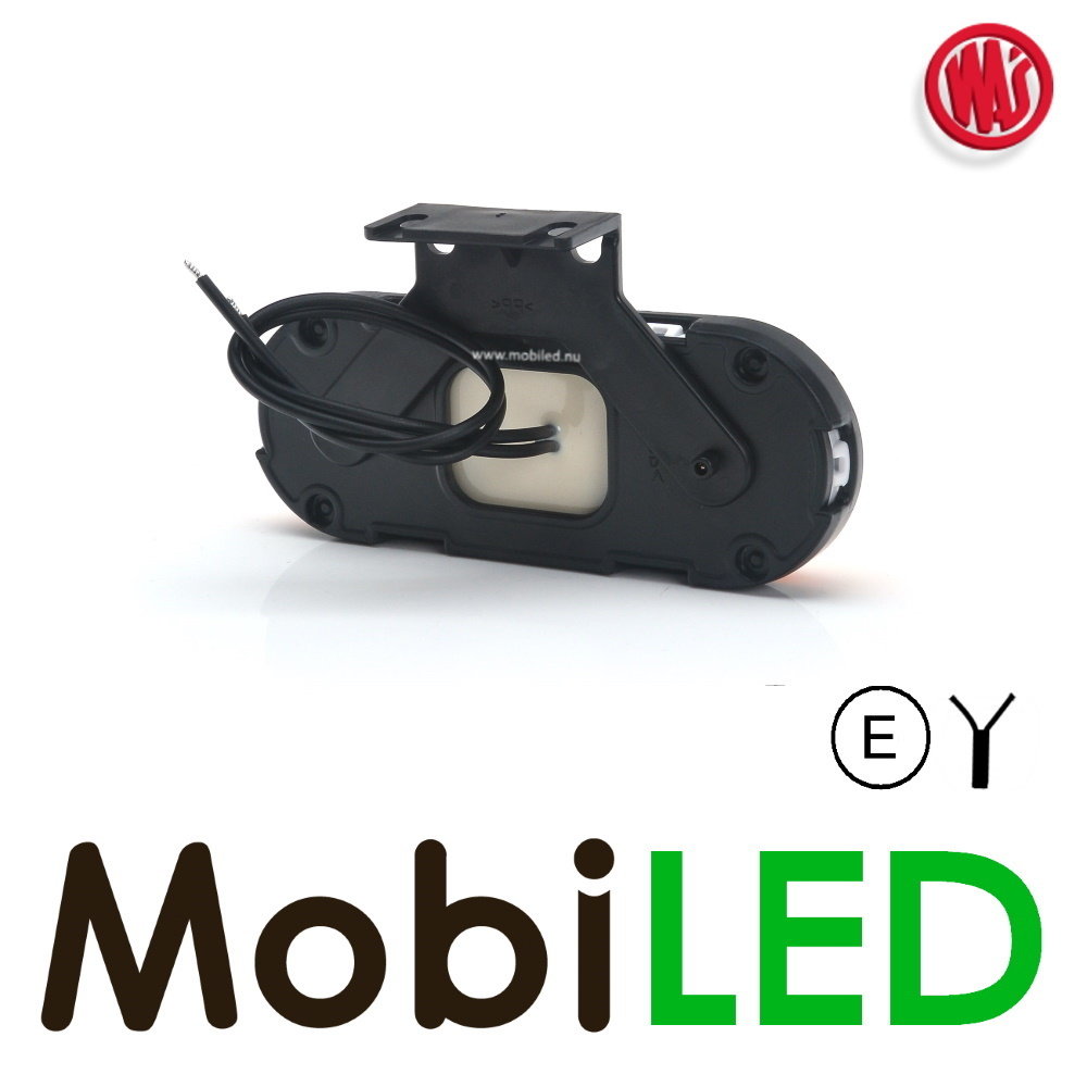 WAS WAS Zijmarkering ronde hoeken amber NEON look E-keur