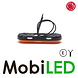 WAS WAS Zijmarkering rand amber ronde hoeken NEON look E-keur