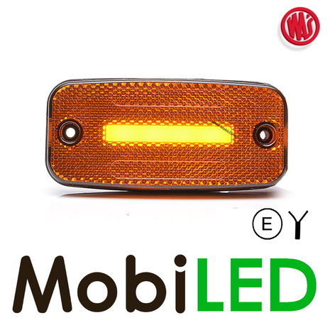 WAS WAS Marquage latéral 1x rayure rectangulair amber NEON look E-marque