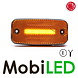 WAS WAS Side marking 1x stripe amber rectangular NEON look E-mark