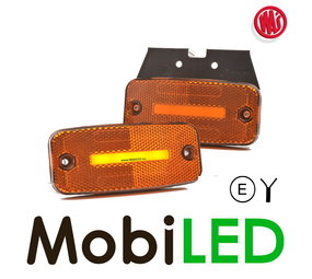 WAS Marquage latéral 1x rayure amber rectangulair NEON look