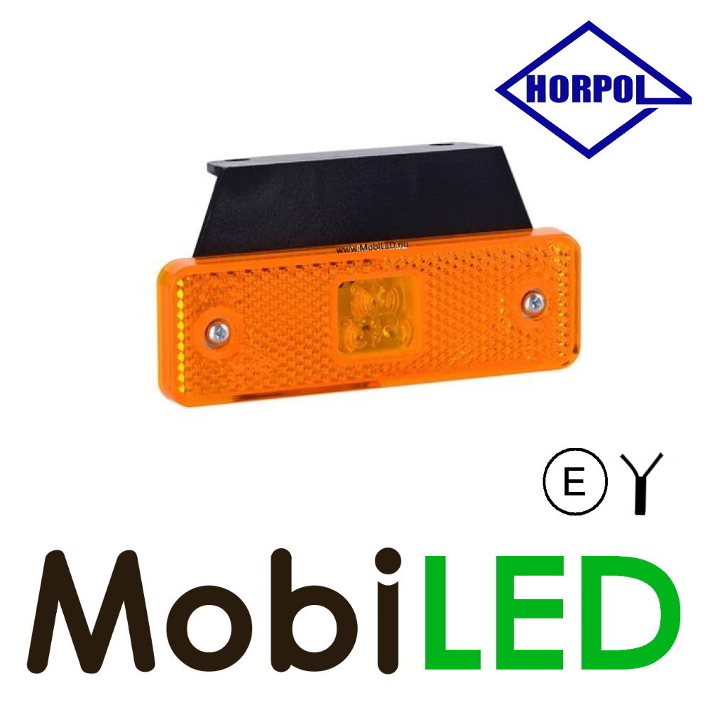HORPOL Horpol Marquage latéral ambre bloc version petit E-marque HORPOL Horpol Marquage latéral ambre bloc version petit E-marque