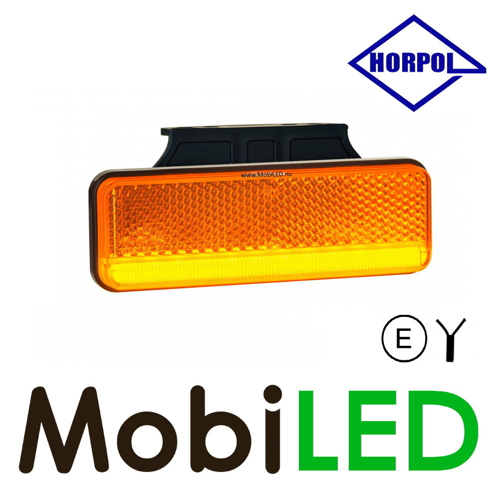 HORPOL Horpol Zijmarkering streep amber klein NEON look E-keur