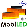 HORPOL Horpol Zijmarkering streep amber grote uitvoering  NEON look E-keur