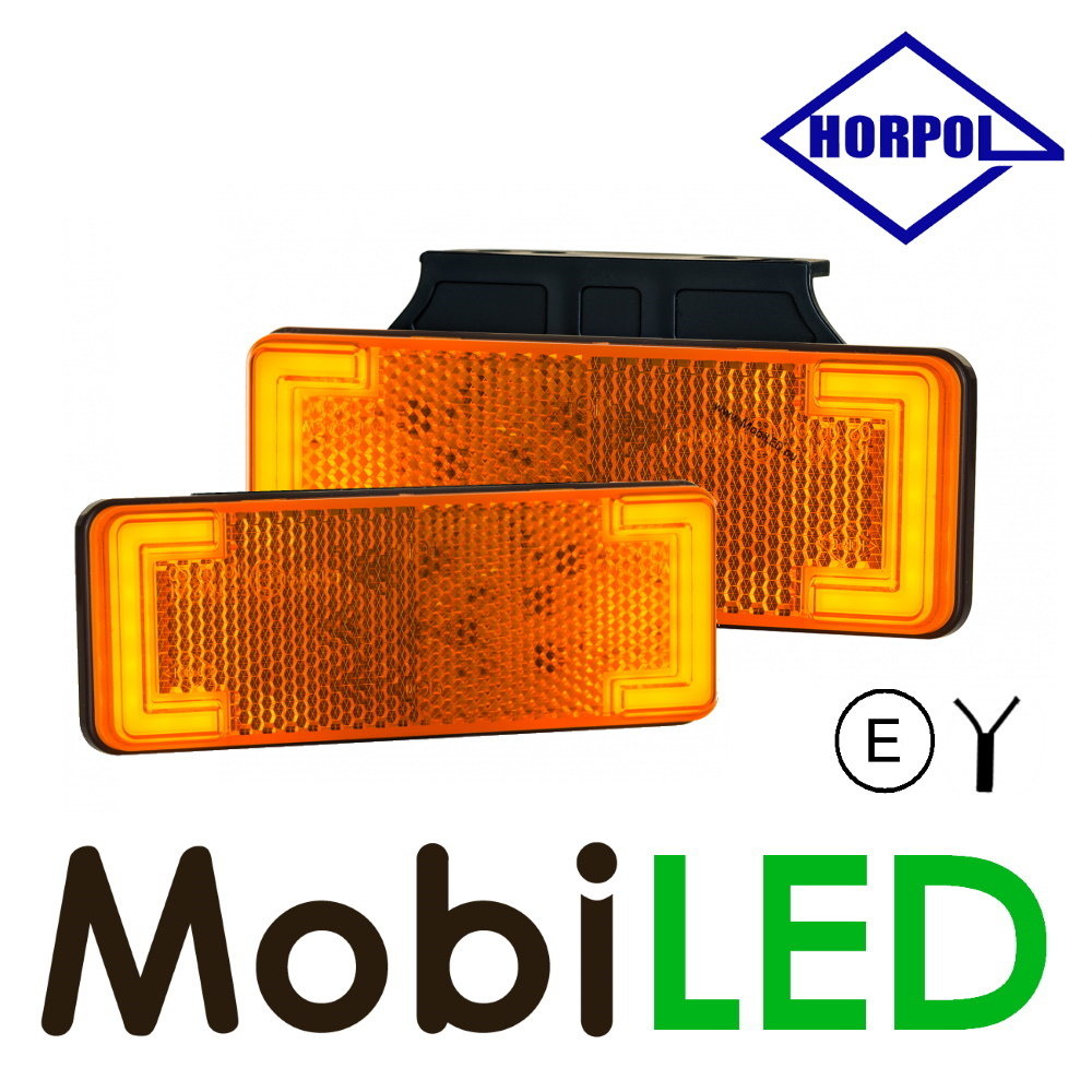 HORPOL LED zijmarkering E-keur met oplichtende zijkanten HORPOL LED zijmarkering E-keur met oplichtende zijkanten