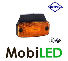 HORPOL Feu de marquage Ambre avec réflecteur + 1,5m câble 12-24V HORPOL Feu de marquage Ambre avec réflecteur + 1,5m câble 12-24V