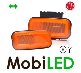 WAS Zijmarkering rand richtingaanwijzer amber NEON look