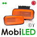 WAS WAS Zijmarkering rand richtingaanwijzer amber NEON look E-keur