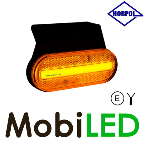 HORPOL Horpol marquage latéral ovale ambre Neon  avec support E-mark