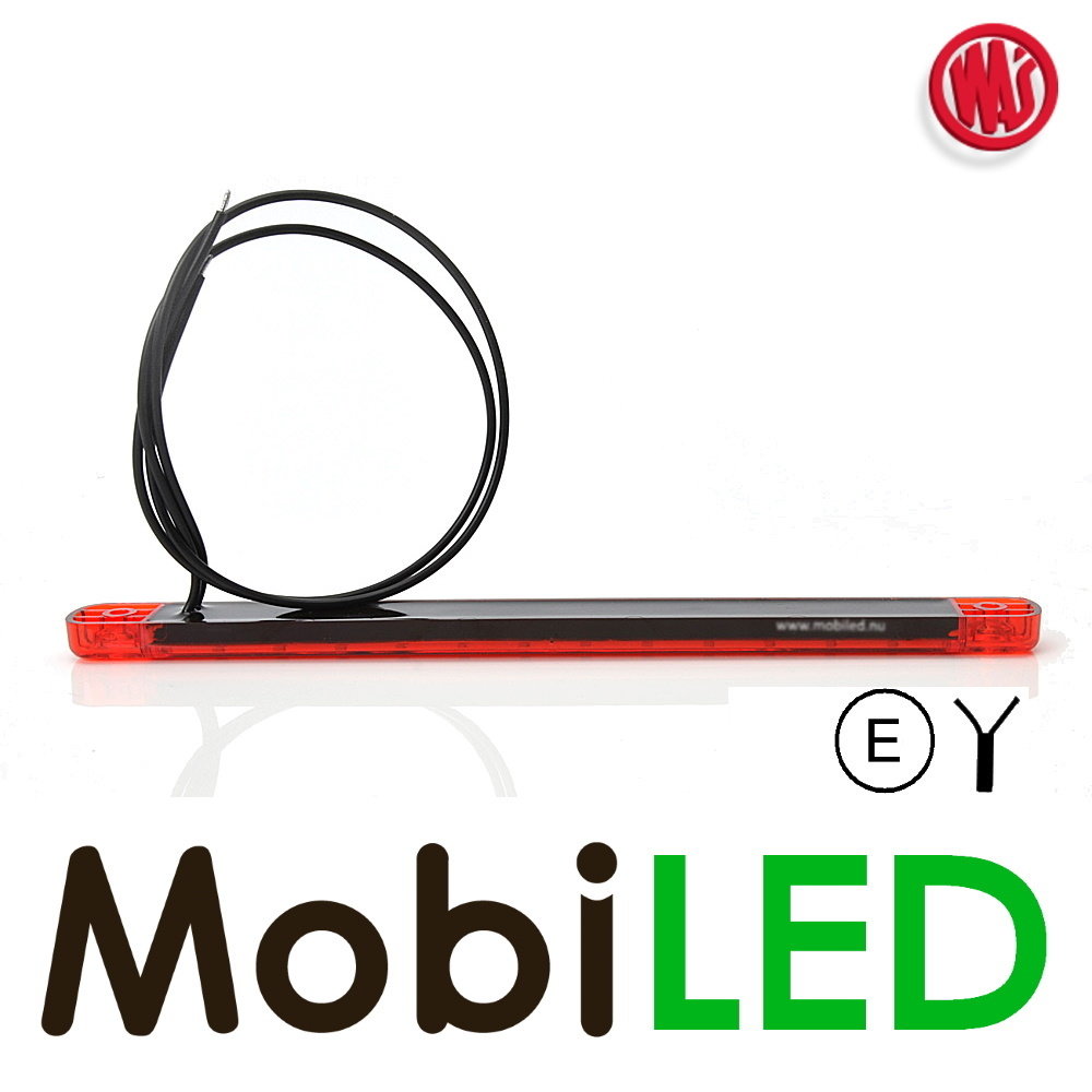 WAS Rear position light long red 12-24 volts E-mark WAS Rear position light long red 12-24 volts E-mark