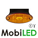 Side marking oval with reflector E-mark