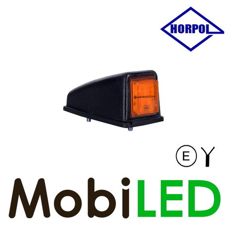 HORPOL Lampe au sommet Ambre carrée 12-24 volts E-mark HORPOL Lampe au sommet Ambre carrée 12-24 volts E-mark