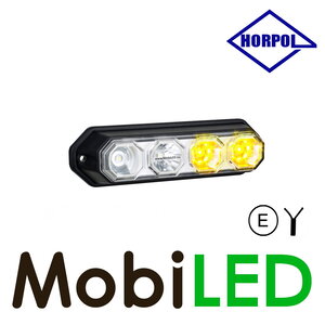 Front position light with turn signal E-mark
