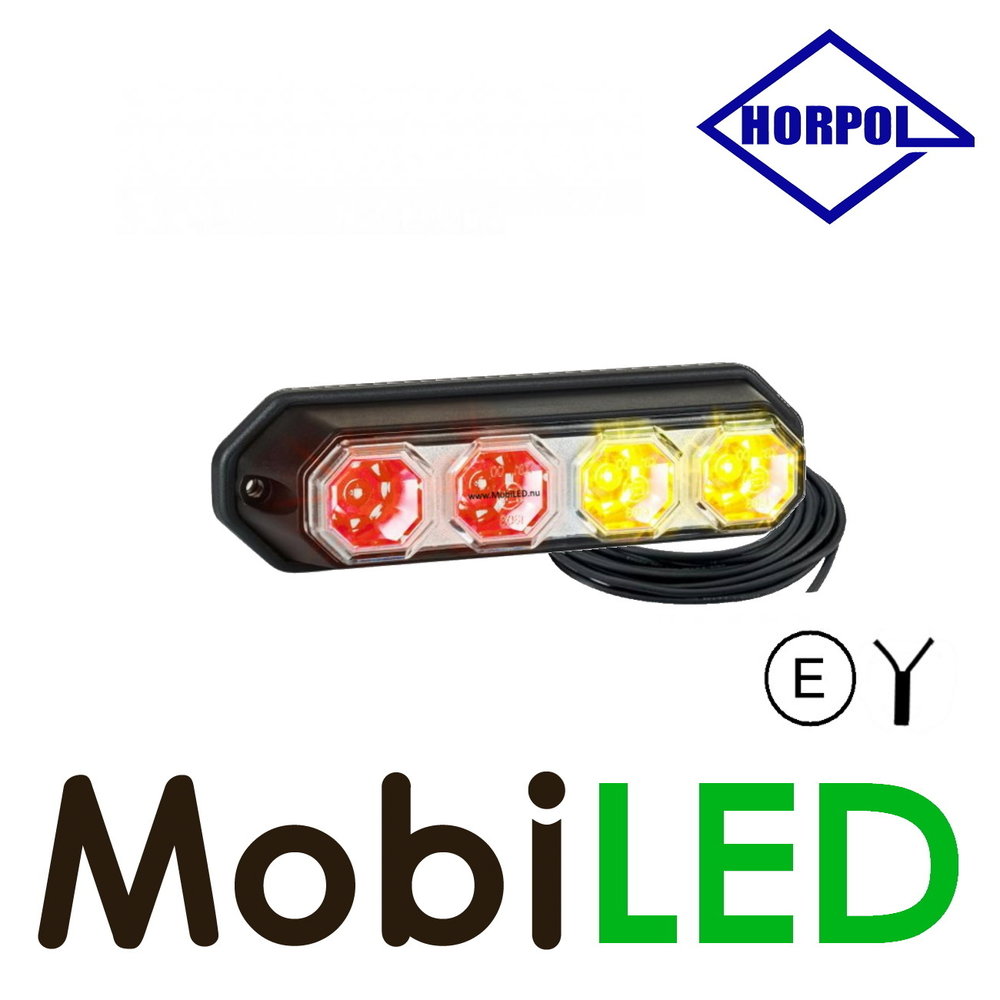 HORPOL Horpol Rear light 3 functions 5m cable E-mark HORPOL Horpol Rear light 3 functions 5m cable E-mark