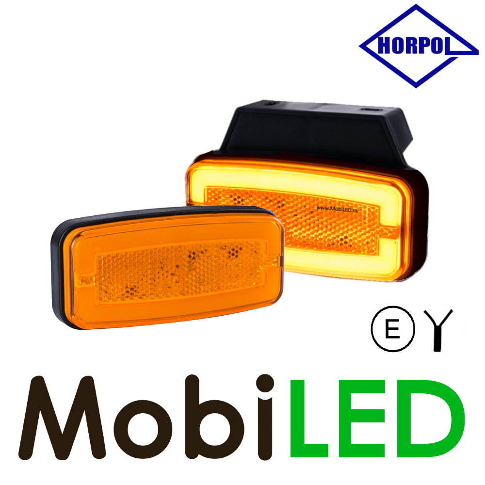 HORPOL Horpol Zijmarkering rechthoekig amber NEON look E-keur