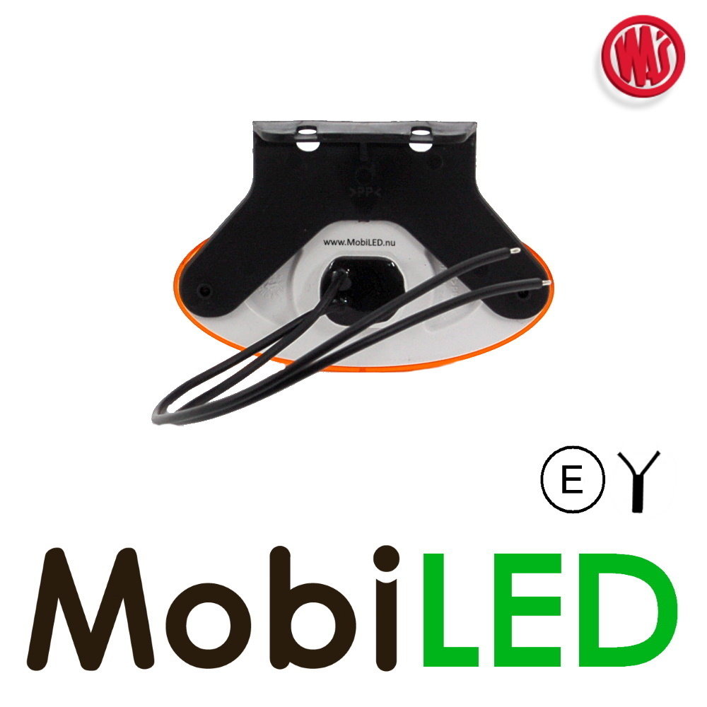 WAS WAS Marquage latéral ovale ambre suspendu E-marque WAS WAS Marquage latéral ovale ambre suspendu E-marque