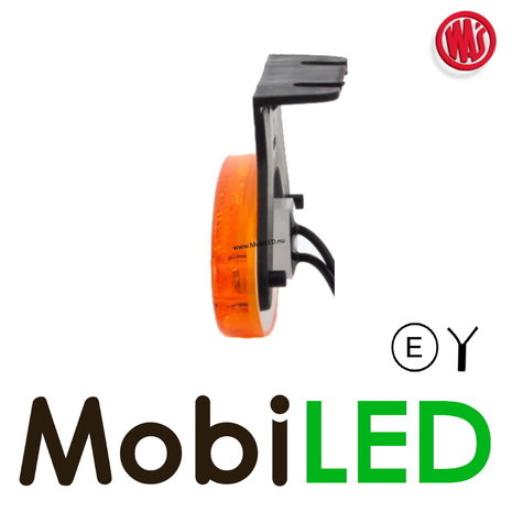 WAS WAS Marquage latéral ovale ambre suspendu E-marque WAS WAS Marquage latéral ovale ambre suspendu E-marque