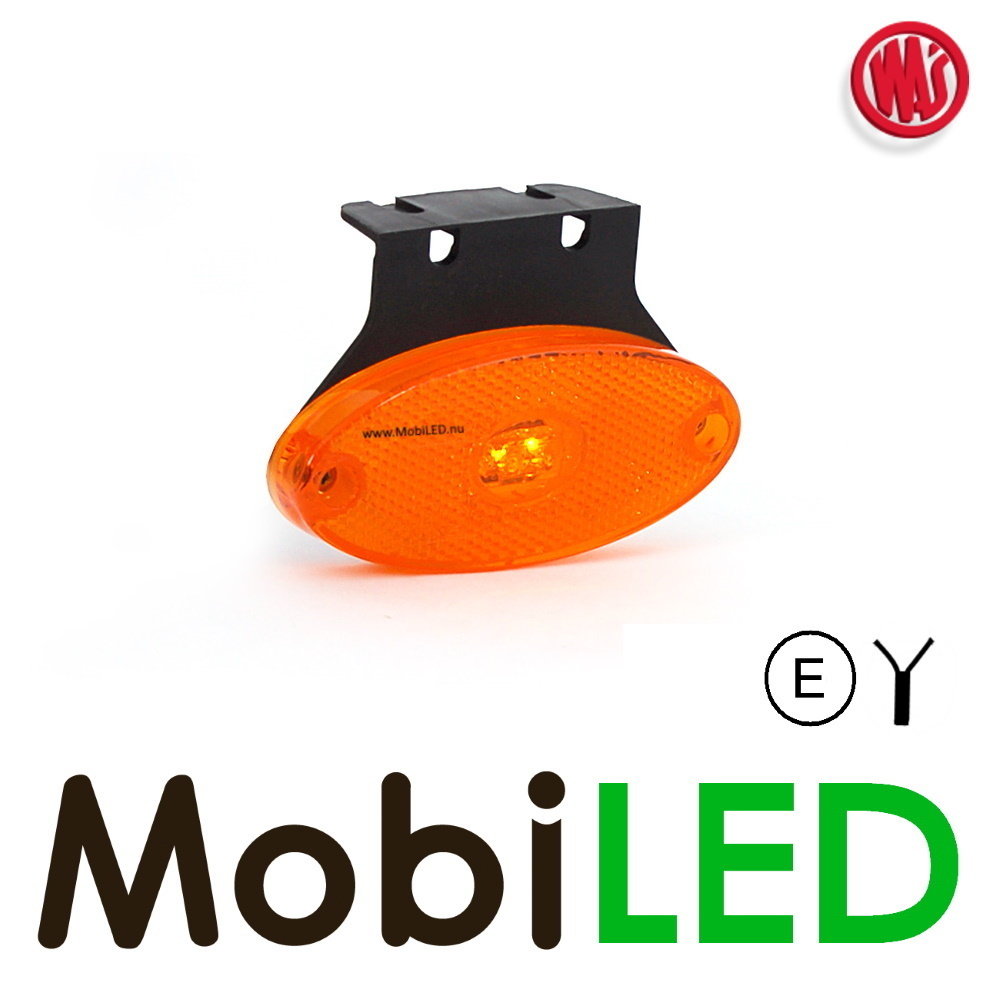 WAS WAS Side marking oval amber suspended E-mark