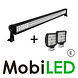 Actieset: 240W combo beam light bar + 2x 16W mini werklamp Actieset: 240W combo beam light bar + 2x 16W mini werklamp