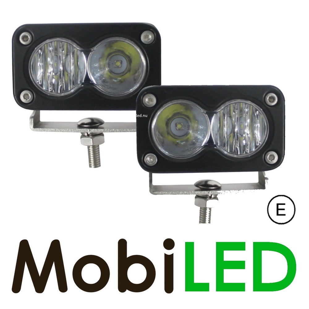 Mini LED combistralers set van twee stuks E-keur