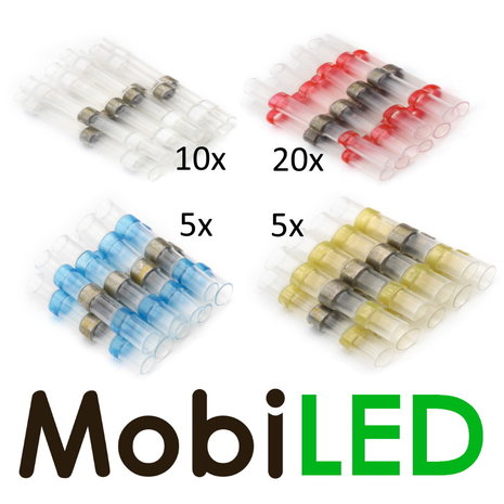 Assortiment Connecteur de câble avec gaine thermorétractable