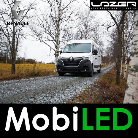 LAZER LAZER Grille set with Triple-R 750 Renault Master 2020+ LAZER LAZER Grille set with Triple-R 750 Renault Master 2020+