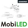 Scanstrut DS-H10 horizontale kabeldoorvoer grijs 6-10 mm Scanstrut DS-H10 horizontale kabeldoorvoer grijs 6-10 mm