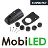 Scanstrut DS-H10 horizontale kabeldoorvoer zwart 6-10 mm Scanstrut DS-H10 horizontale kabeldoorvoer zwart 6-10 mm