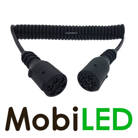 Electrical spiral cable 24 volts N-type 7-core 3.8 meters Electrical spiral cable 24 volts N-type 7-core 3.8 meters