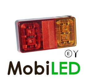 Achterlicht 16 leds 12-24 volt 3 functies E-keur Achterlicht 16 leds 12-24 volt 3 functies E-keur