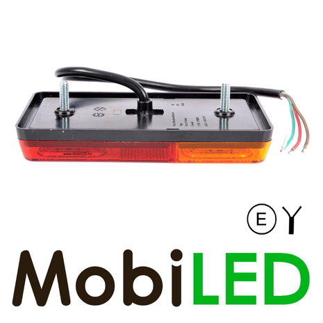 Rear light 16 LEDs 12-24 volts 3 functions E-mark