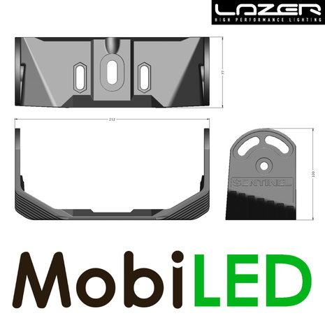LAZER Support de montage Sentinel large LAZER Support de montage Sentinel large