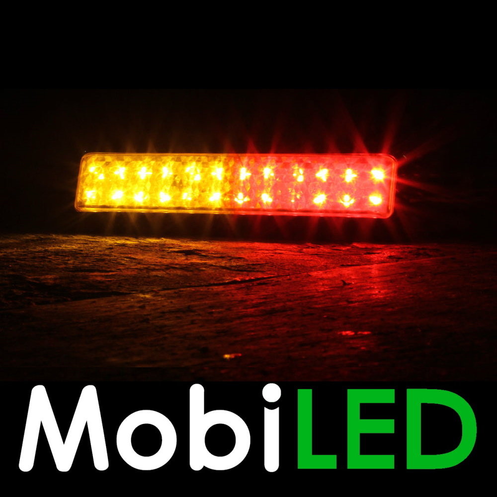 LED autolamps Feu arrière Slimline compact 3 fonctions E-mark LED autolamps Feu arrière Slimline compact 3 fonctions E-mark