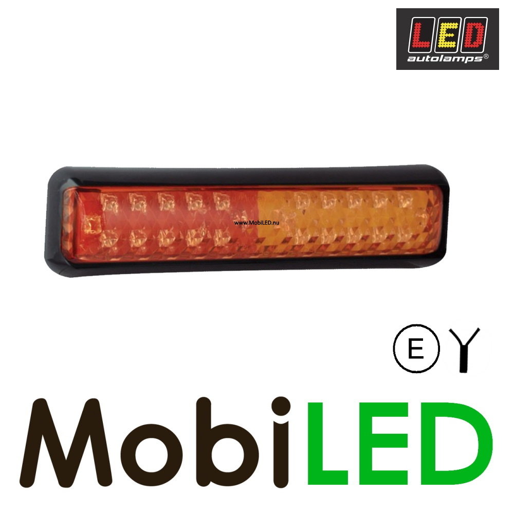 LED autolamps Feu arrière Slimline compact 3 fonctions E-mark LED autolamps Feu arrière Slimline compact 3 fonctions E-mark