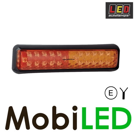 LED autolamps Slimline rear light compact 3 functions E-mark