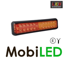 LED autolamps Slimline achterlicht compact 3 functies E-keur LED autolamps Slimline achterlicht compact 3 functies E-keur