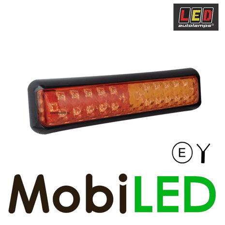LED autolamps Slimline rear light compact 3 functions E-mark