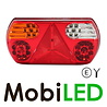 Aanhanger Trailer Achterlicht ovaal 5 functies links E-keur