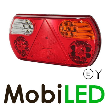 Aanhanger Trailer Achterlicht ovaal 5 functies Rechts E-keur Aanhanger Trailer Achterlicht ovaal 5 functies Rechts E-keur