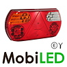 Aanhanger Trailer Achterlicht ovaal 5 functies links E-keur