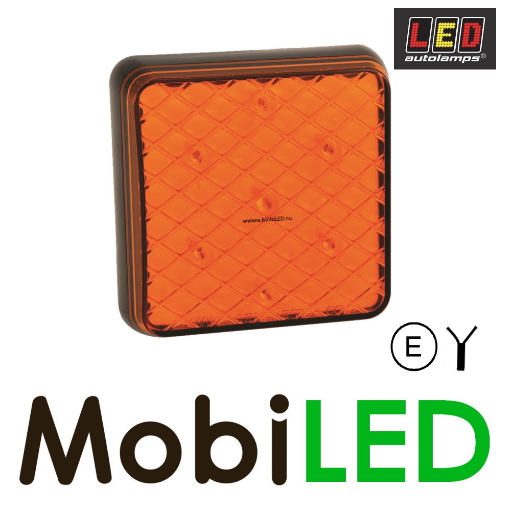 LED autolamps Clignotant carré 12-24 volts E-marque LED autolamps Clignotant carré 12-24 volts E-marque