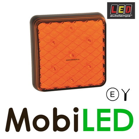 LED autolamps Turn signal square 12-24 volts E-mark