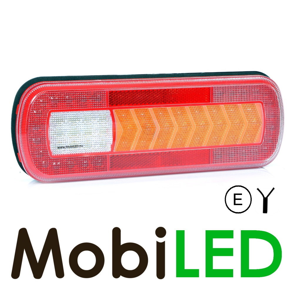 Dynamic rear light 12-24 volt 5 functions E-mark