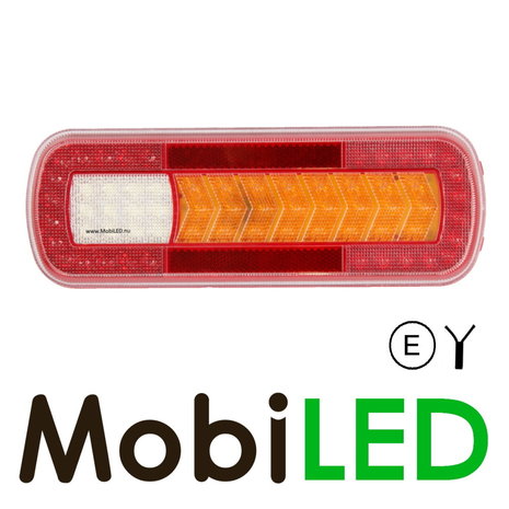 Dynamic rear light 12-24 volt 5 functions E-mark